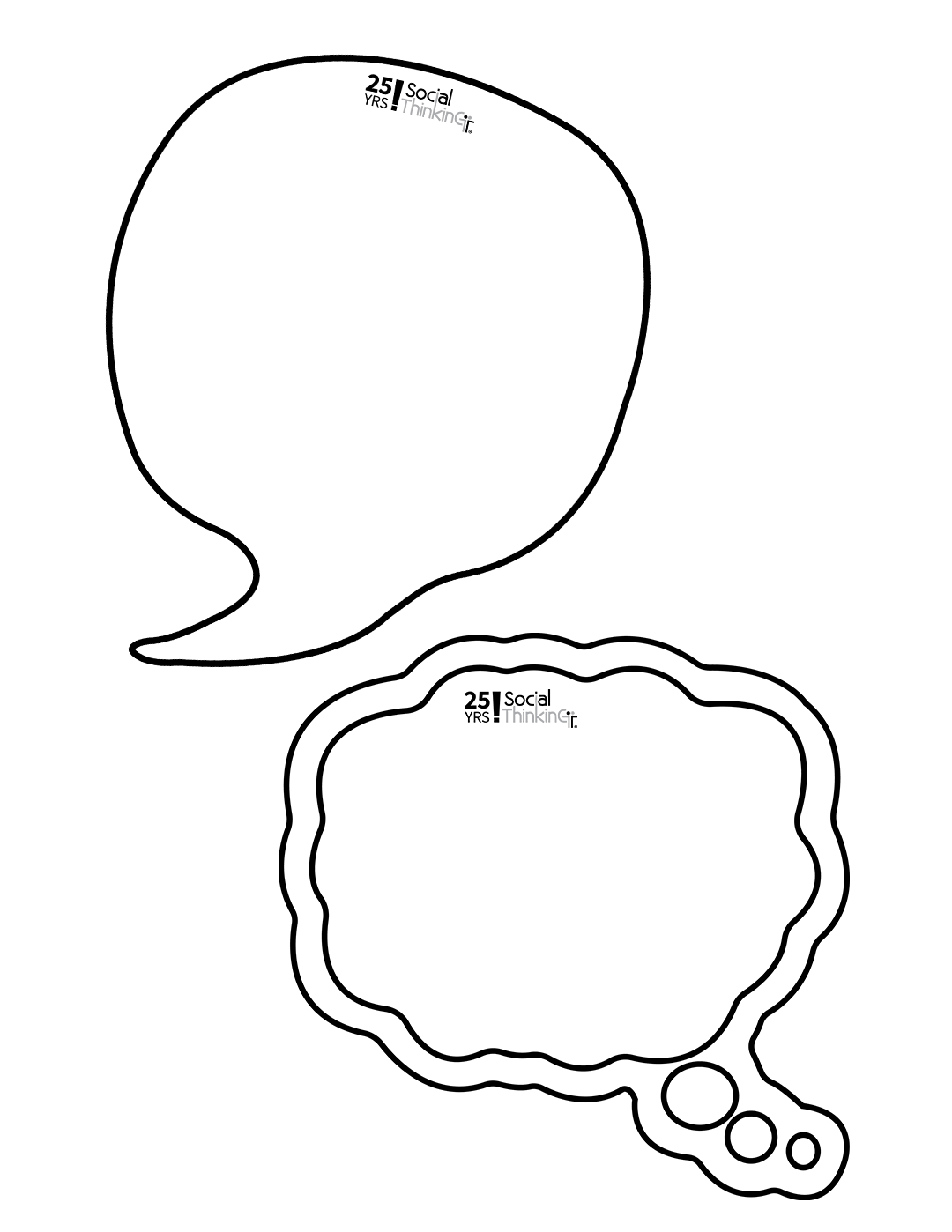 Thought Bubble and Speech Bubble